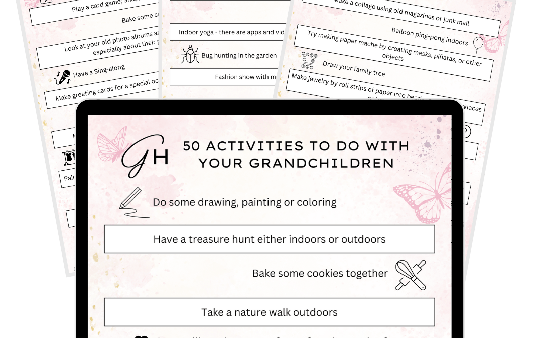 50 Activities To Do With Your Grandchildren