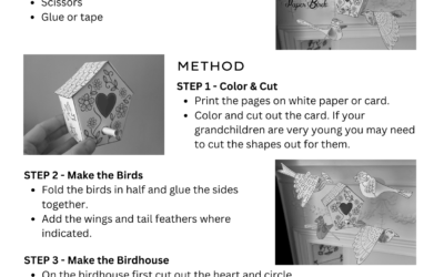 Paper Birds & Birdhouse Craft