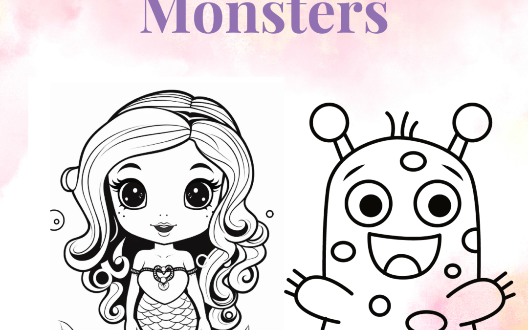 How to Draw Mermaids & Monsters