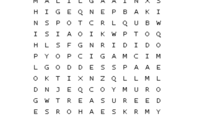 Mermaid Word Search