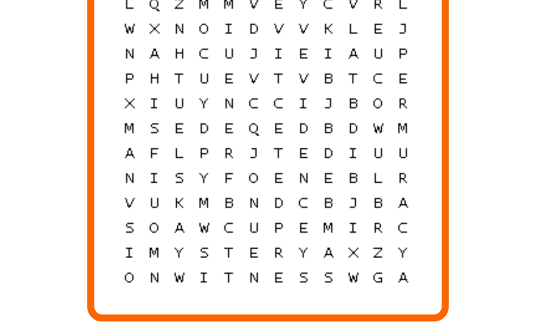 Detective Word Searches