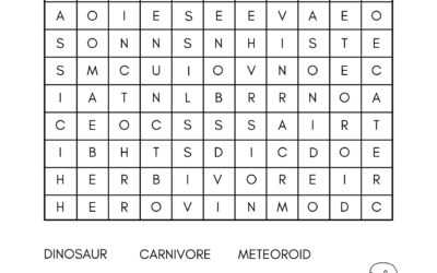 Dinosaur Word Searches